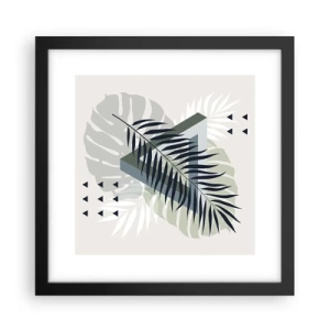 Plagát v čiernom ráme - Príroda a geometria – dva poriadky? - 30x30 cm