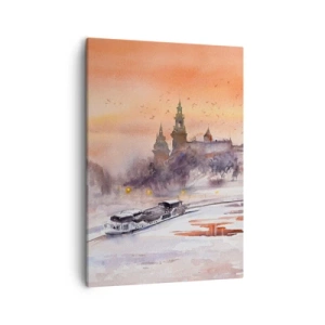 Obraz na plátne - Kráľovský západ slnka - 50x70 cm