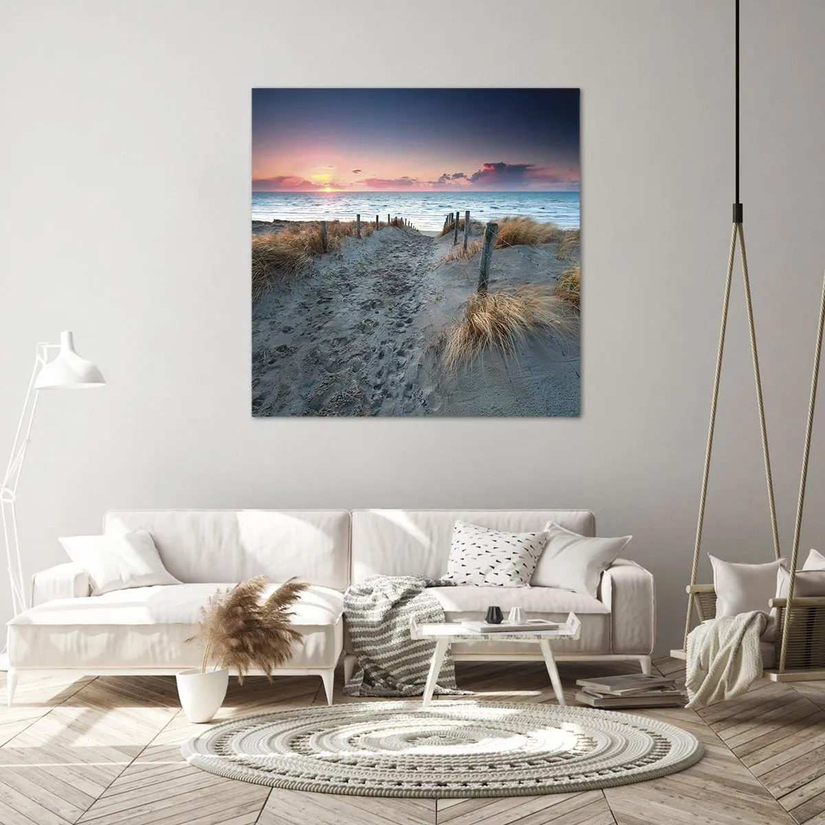 Obraz na plátne - Šiel by som s tebou na kraj světa… - 70x70 cm