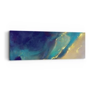 Obraz na plátne - Zlatý močiar - 90x30 cm