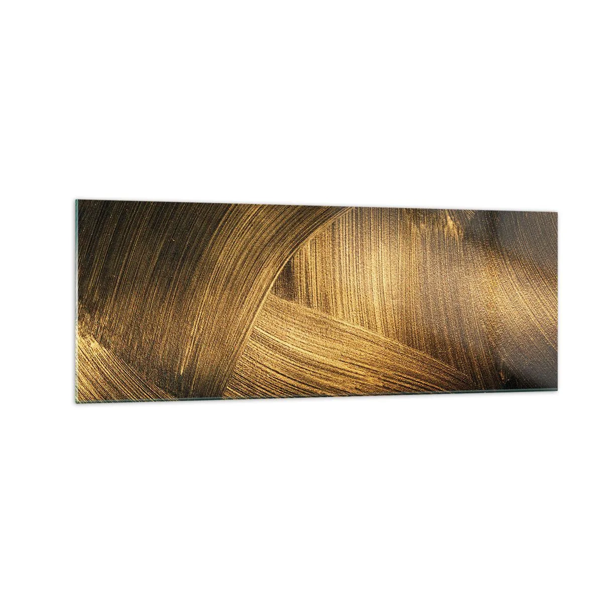 Obraz na skle - V zlatom labyrinte - 140x50 cm