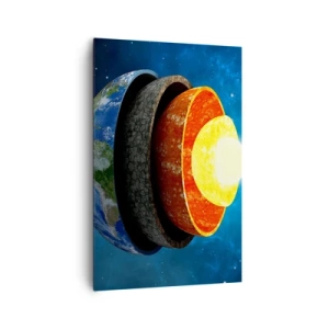 Obraz na plátne - Výprava do stredu Zeme - 80x120 cm