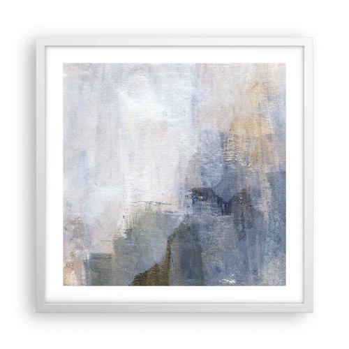 Plagát v bielom ráme - Tóny a akordy farieb - 50x50 cm