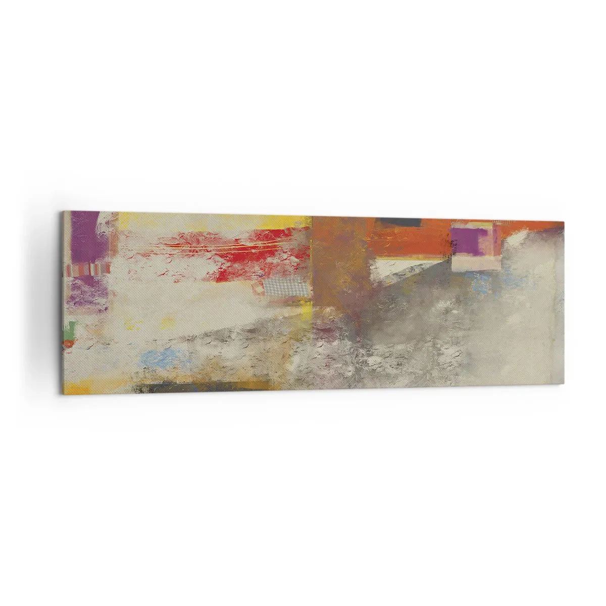 Obraz na plátne - Geometria farieb - 160x50 cm