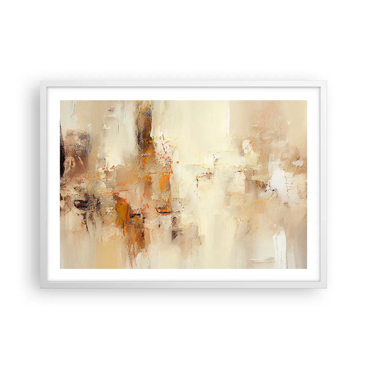 Plagát v bielom ráme - Duša jantáru - 70x50 cm