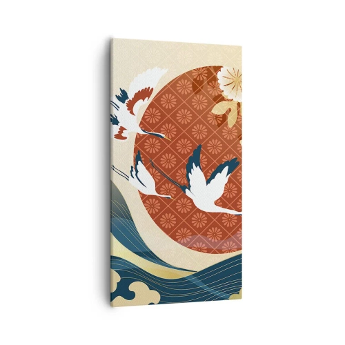 Obraz na plátne - Japonská rozprávka - 55x100 cm