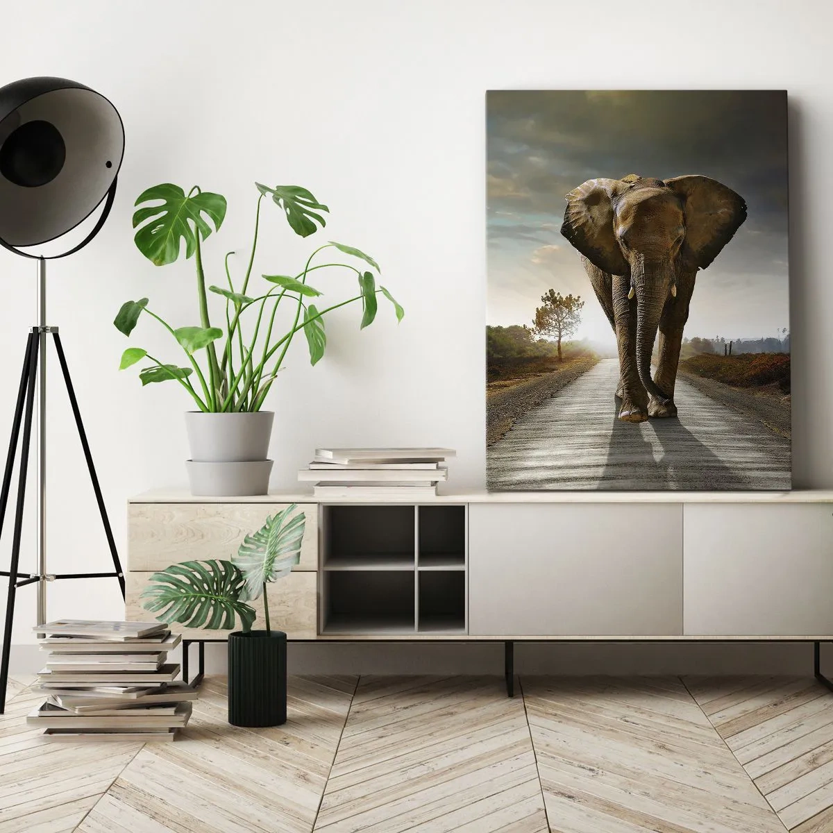 Obraz na plátne - A vôbec nie v sklade porcelánu - 70x100 cm