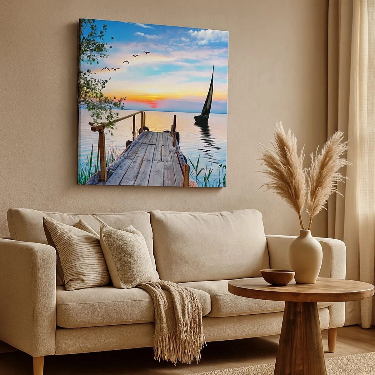 Obraz na plátne - Dobrý večer - 30x30 cm