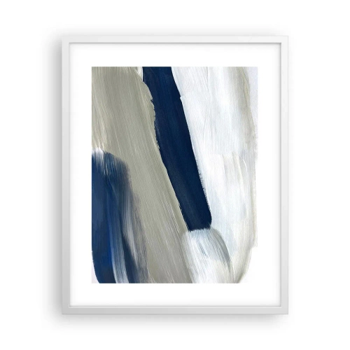 Plagát v bielom ráme - Stretnutie s bielou - 40x50 cm