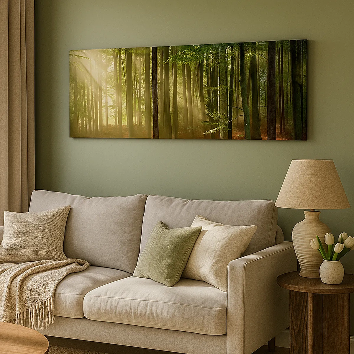 Obraz na plátne - Rozžiarený v jarnom ráne - 30x30 cm