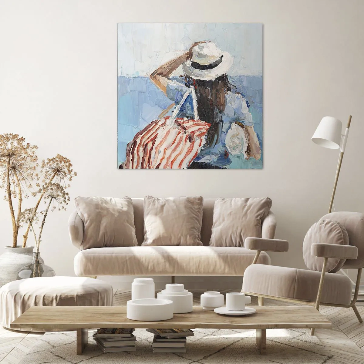 Obraz na plátne - Vitaj na dovolenke - 40x40 cm