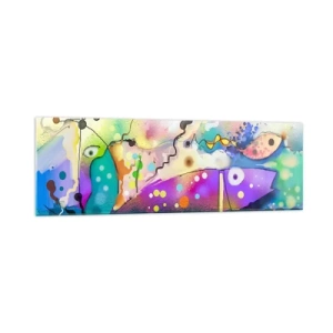 Obraz na skle - Niet slov! - 160x50 cm