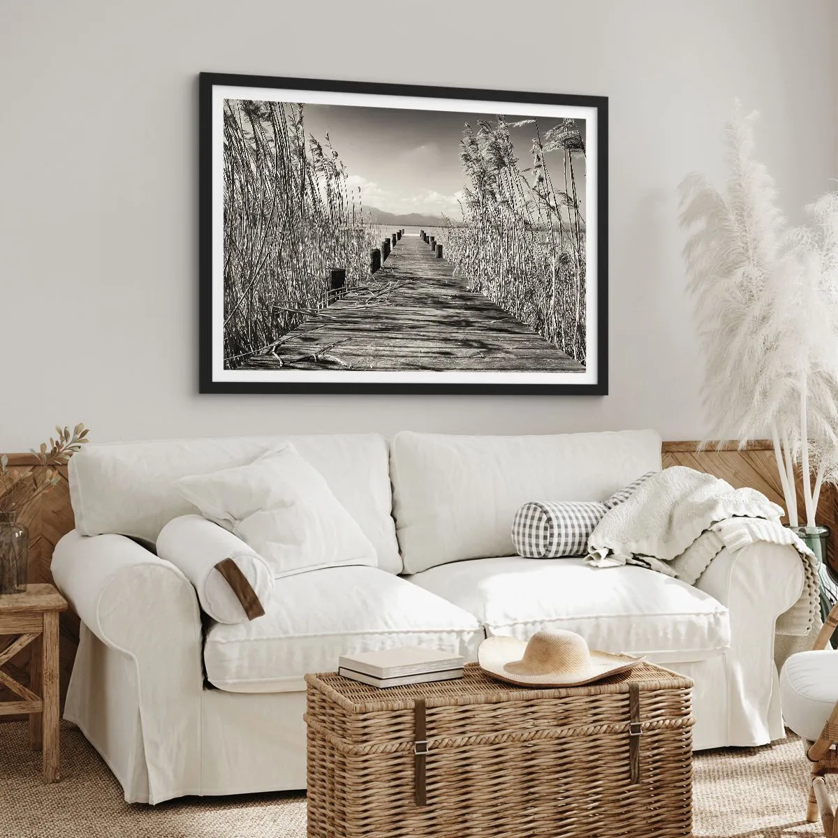 Plagát v čiernom ráme - V ústraní tráv - 70x50 cm