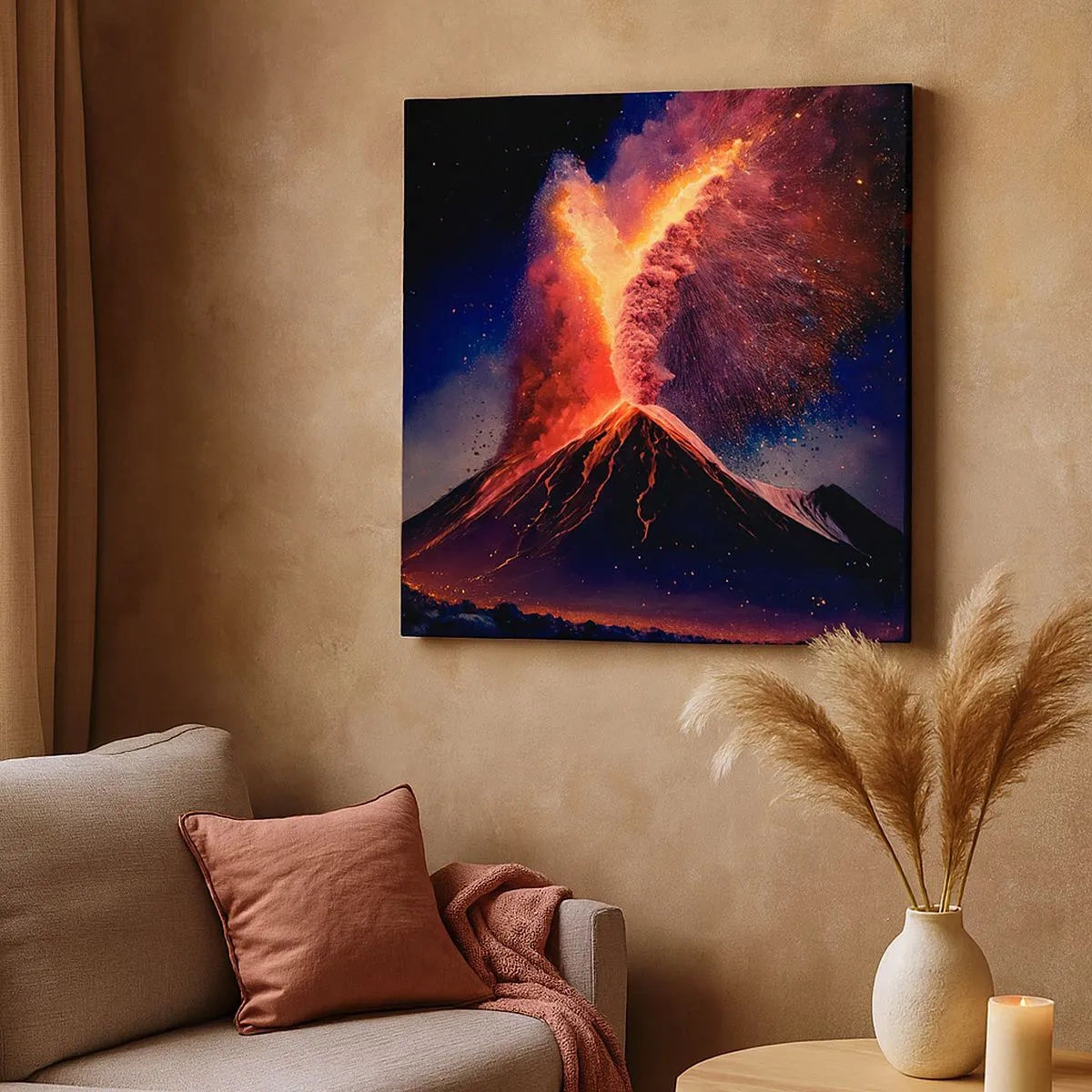 Obraz na plátne - Krása a hrôza - 30x30 cm