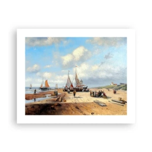 Plagát - Po úspešnom rybolove - 50x40 cm