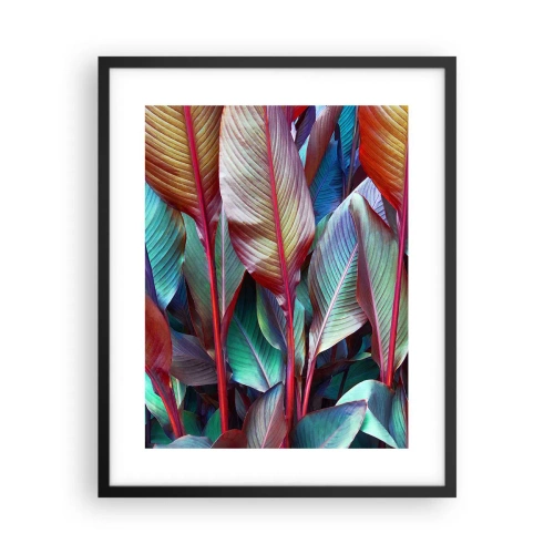 Plagát v čiernom ráme - Farebná húština - 40x50 cm