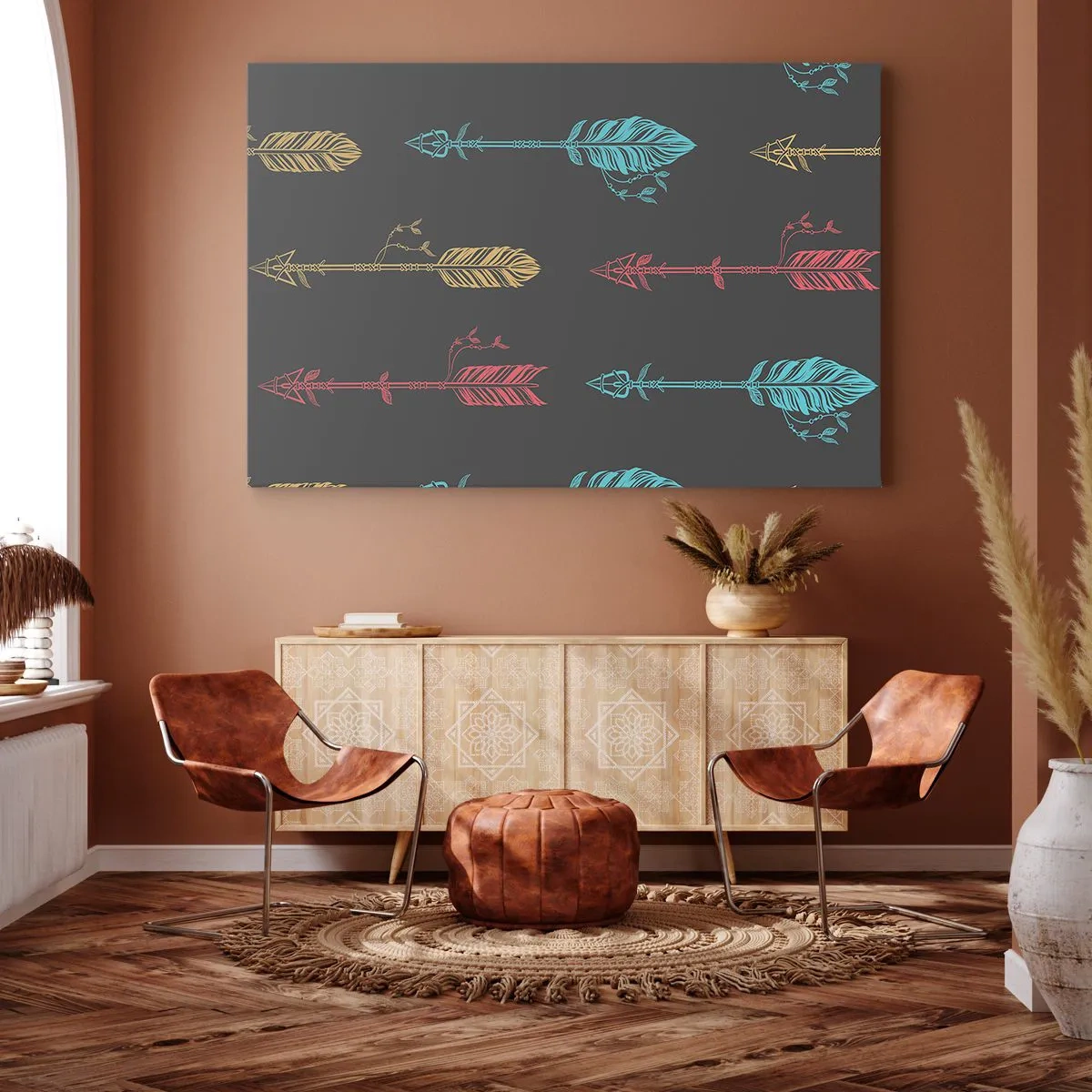 Obraz na plátne - Do jednej rady - 100x70 cm