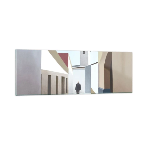 Obraz na skle - Slnečná prechádzka - 90x30 cm