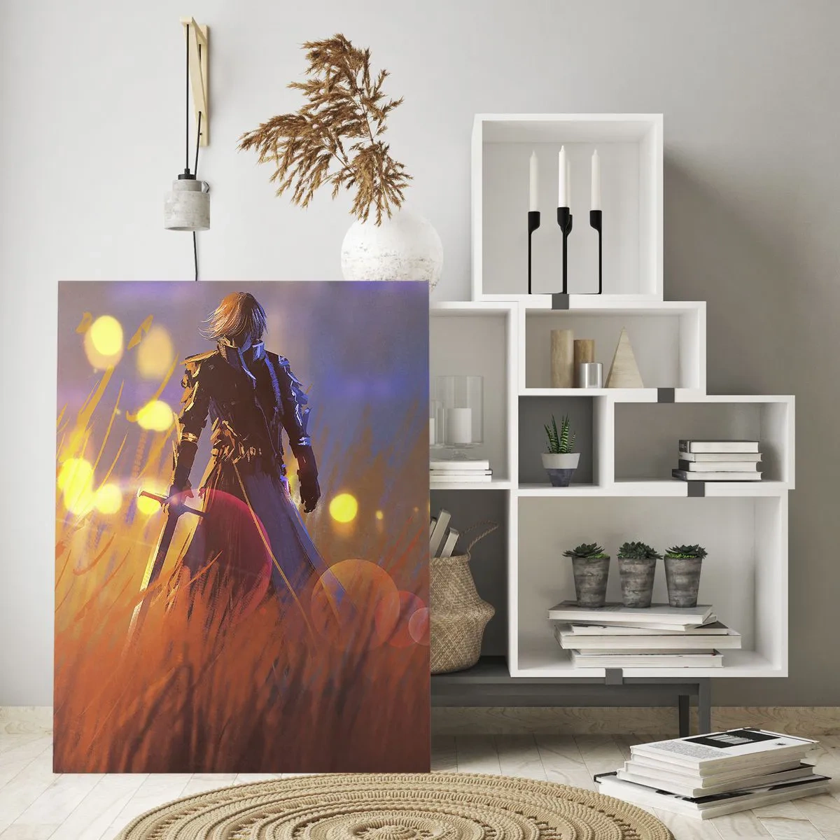 Obraz na skle - Bludný rytier - 70x100 cm