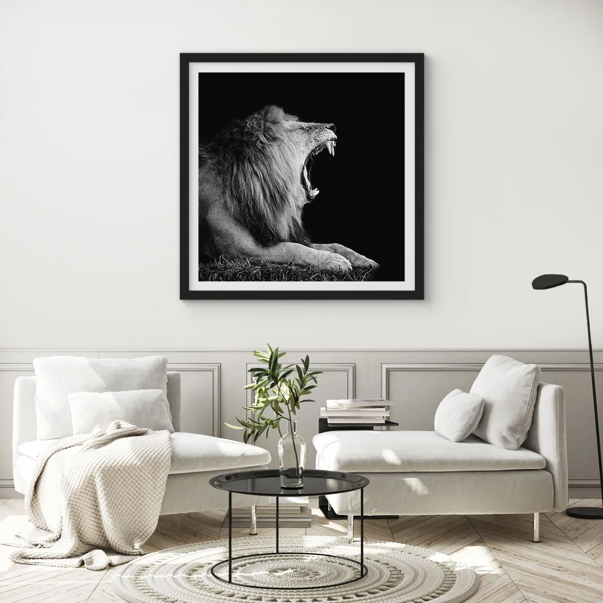 Plagát v čiernom ráme - Bez najmenších pochýb - 60x60 cm