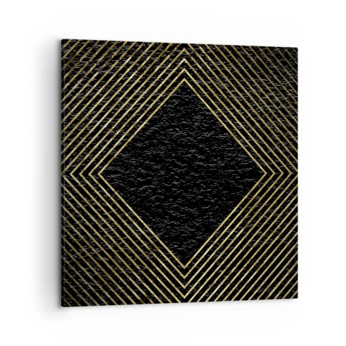 Obraz na plátne - Geometria v štýle glamour - 50x50 cm