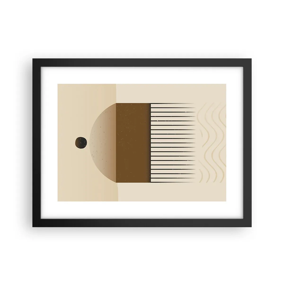 Plagát v čiernom ráme - Rôzne stavy - 40x30 cm