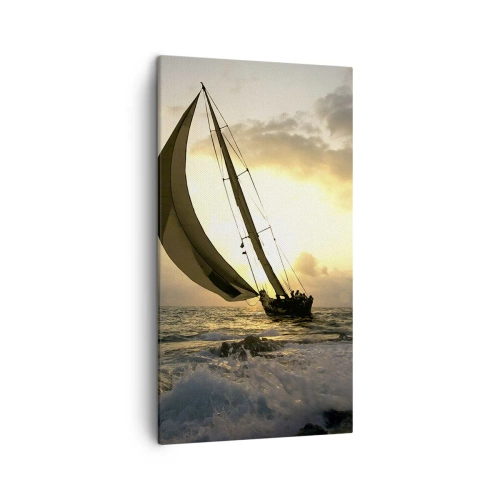 Obraz na plátne - S vetrom a proti vetru - 45x80 cm
