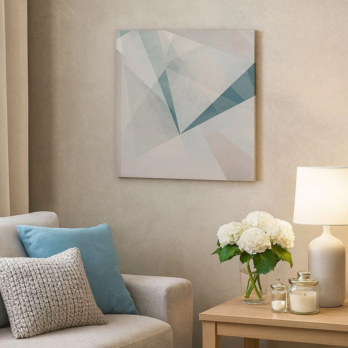 Obraz na plátne - V kľude, ale dynamicky - 30x30 cm