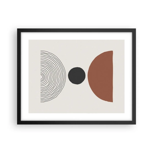 Plagát v čiernom ráme - V centre pozornosti - 50x40 cm