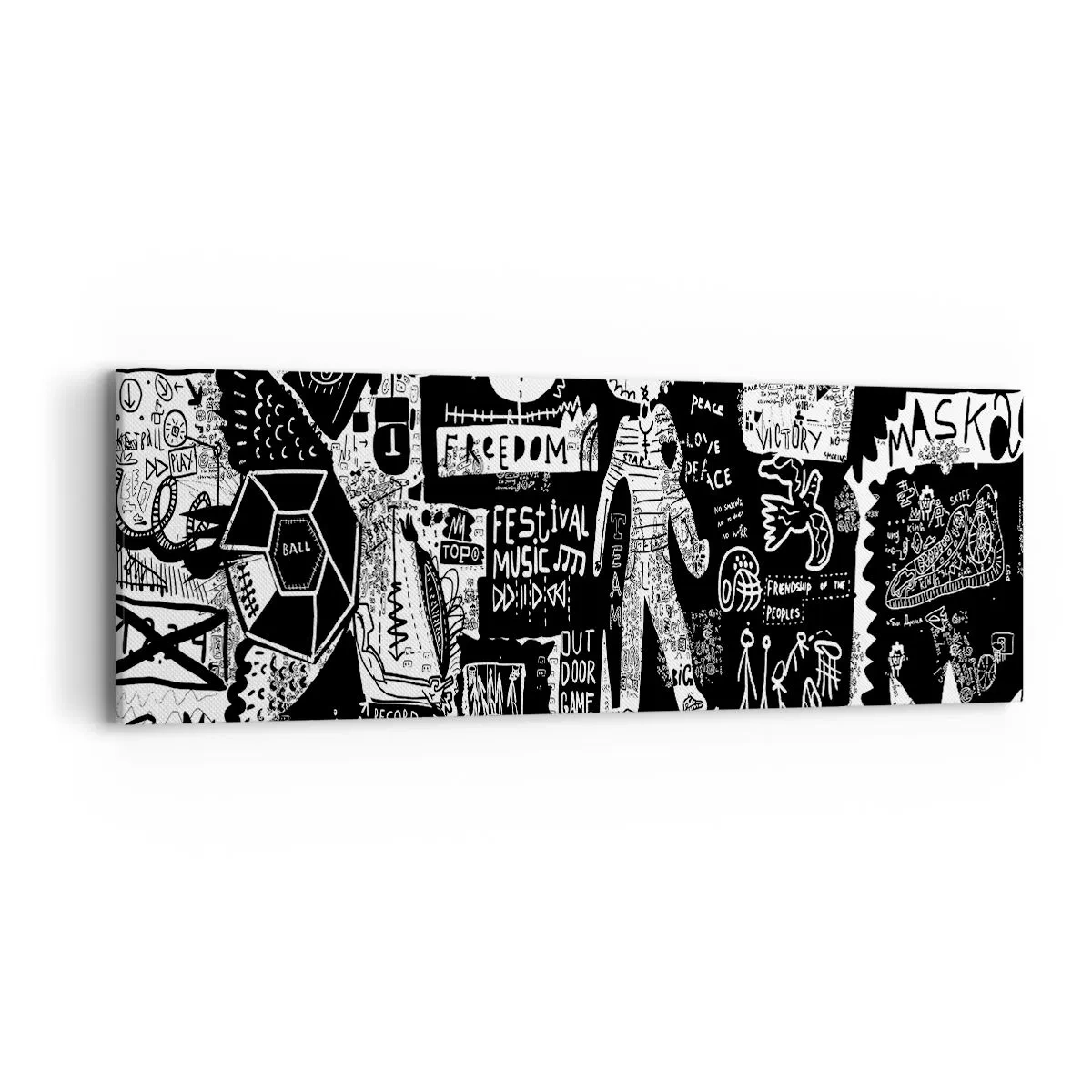 Obraz na plátne - Práva a radosti duševnej mladosti - 90x30 cm