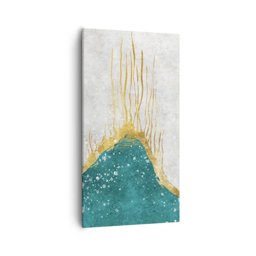 Obraz na plátne - Zlatý príliv - 55x100 cm