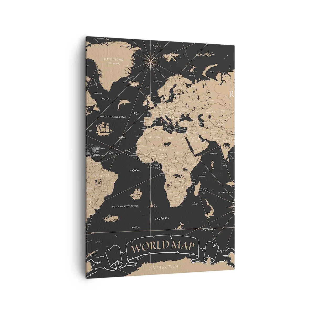 Obraz na plátne - Hranice môjho sveta - 70x100 cm