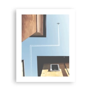 Plagát - Nad mestským labyrintom - 40x50 cm