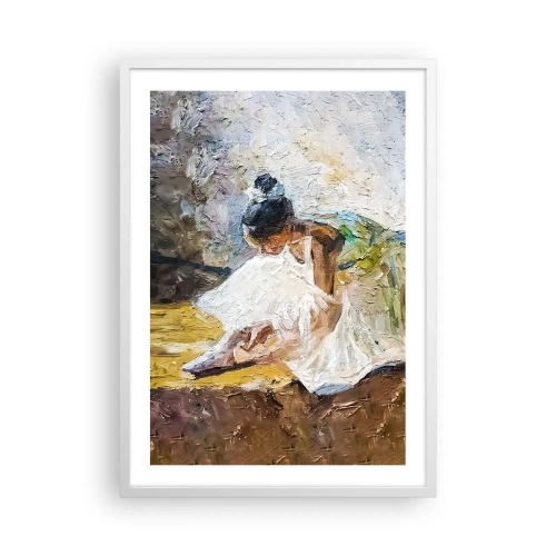 Plagát v bielom ráme - Z Degasovho obrazu - 50x70 cm