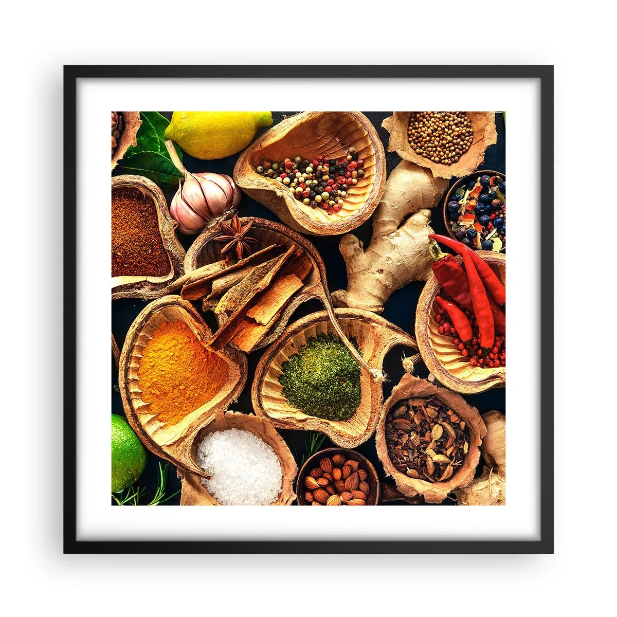 Plagát v čiernom ráme - Vezmi si, čo chceš - 50x50 cm