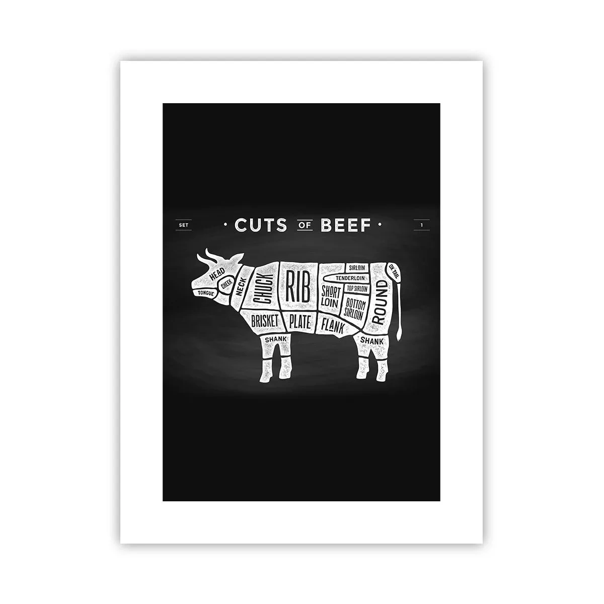 Plagát - Šlabikár mäsiara - 30x40 cm