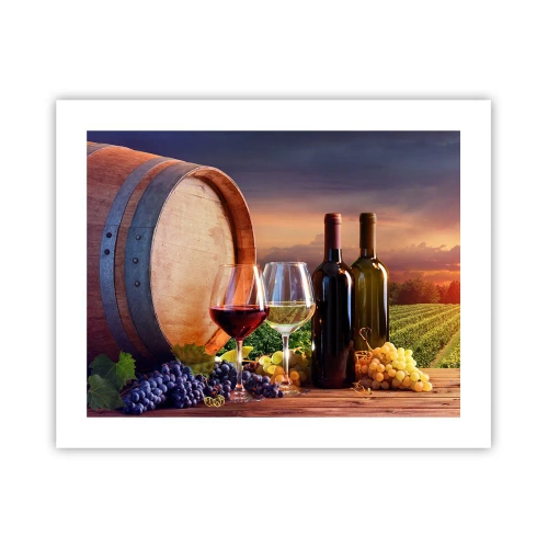 Plagát - Tu má život chuť - 50x40 cm