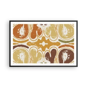 Plagát v čiernom ráme - Sentimentálna abstrakcia - 91x61 cm