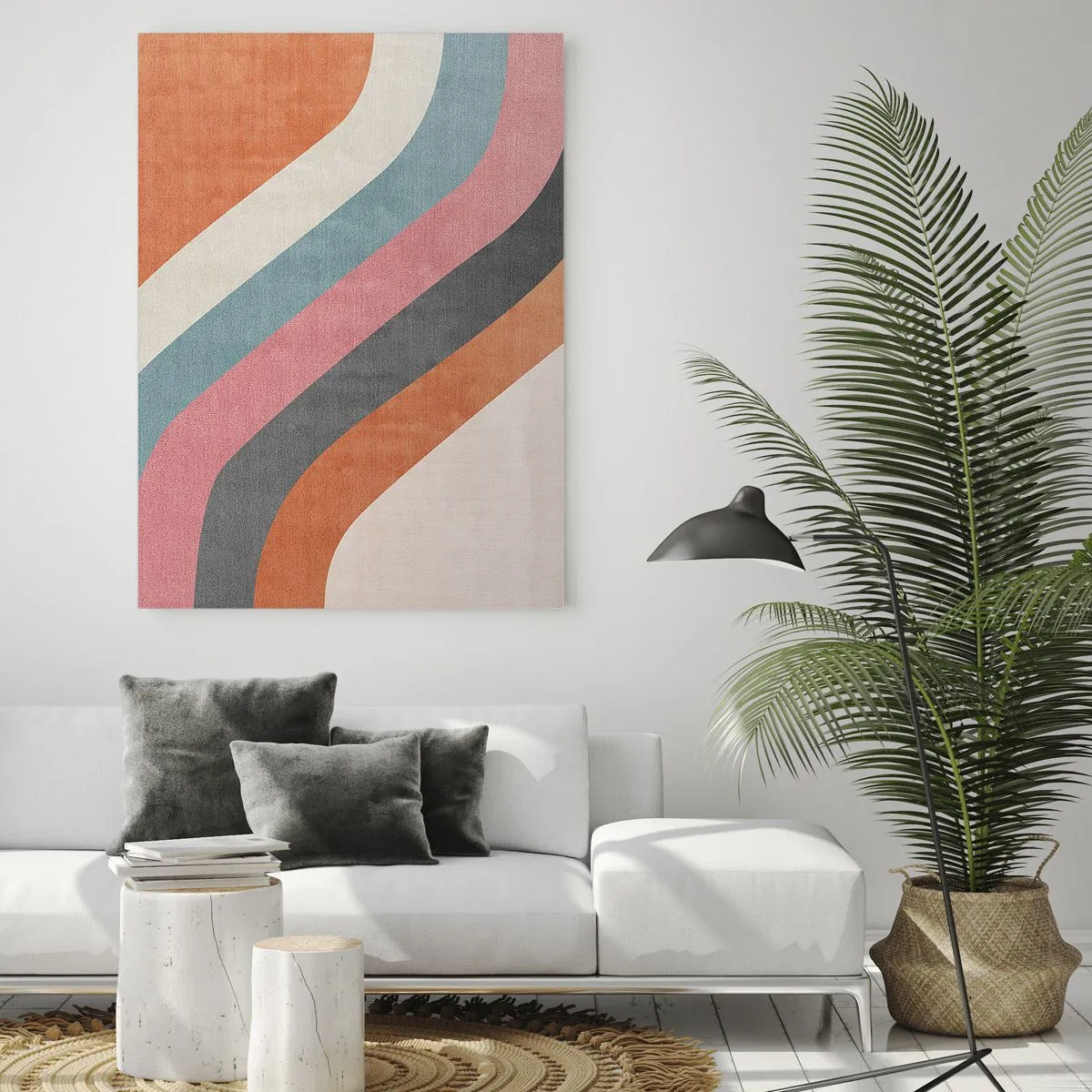 Obraz na skle - Diagonálna kompozícia – pohyb - 80x120 cm