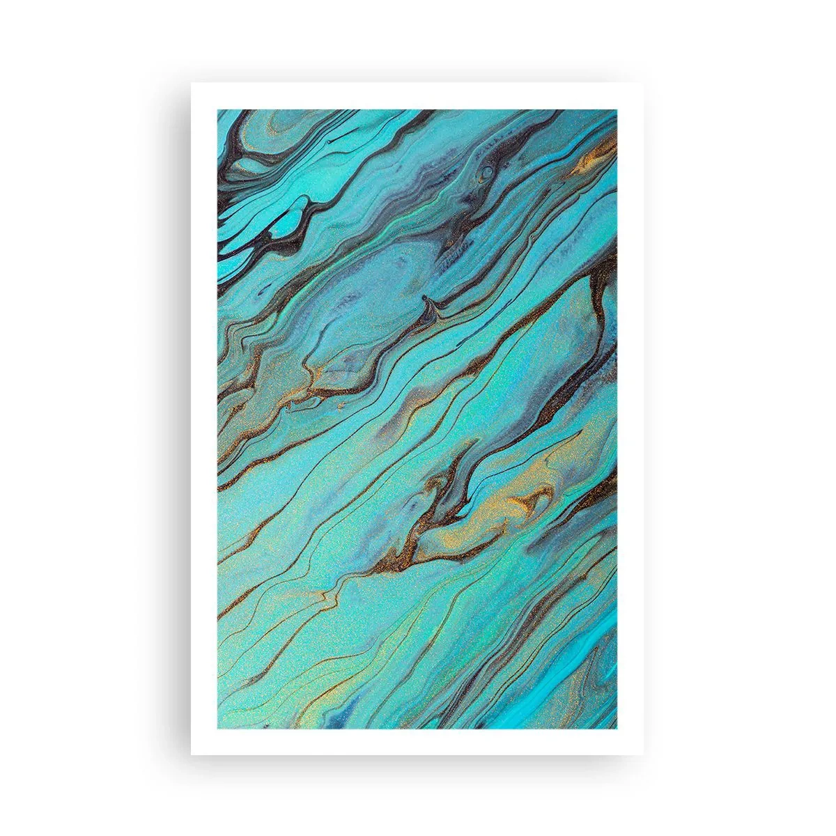 Plagát - Tyrkysový príliv - 61x91 cm