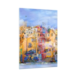 Obraz na skle - Sme spolu - 50x70 cm