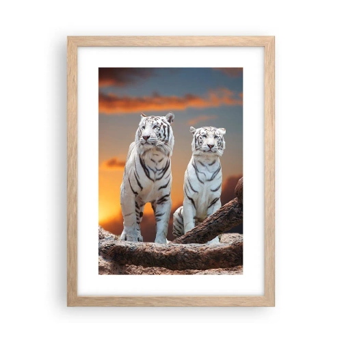 Plagát v ráme zo svetlého duba - Úplne ako v Narnii - 30x40 cm