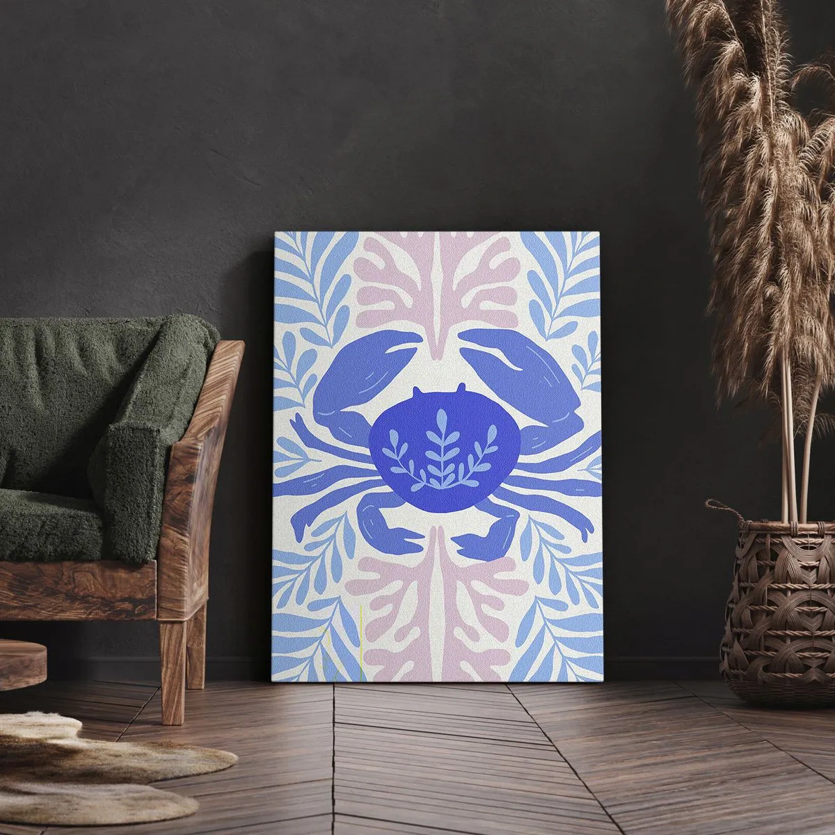 Obraz na plátne - Ako morský kvet - 55x100 cm