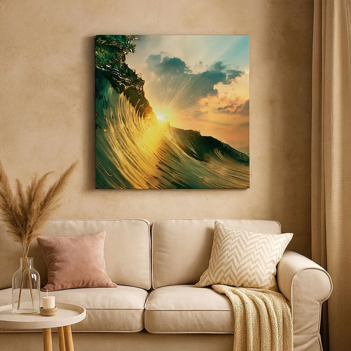 Obraz na plátne - Surfer, kde si? - 30x30 cm