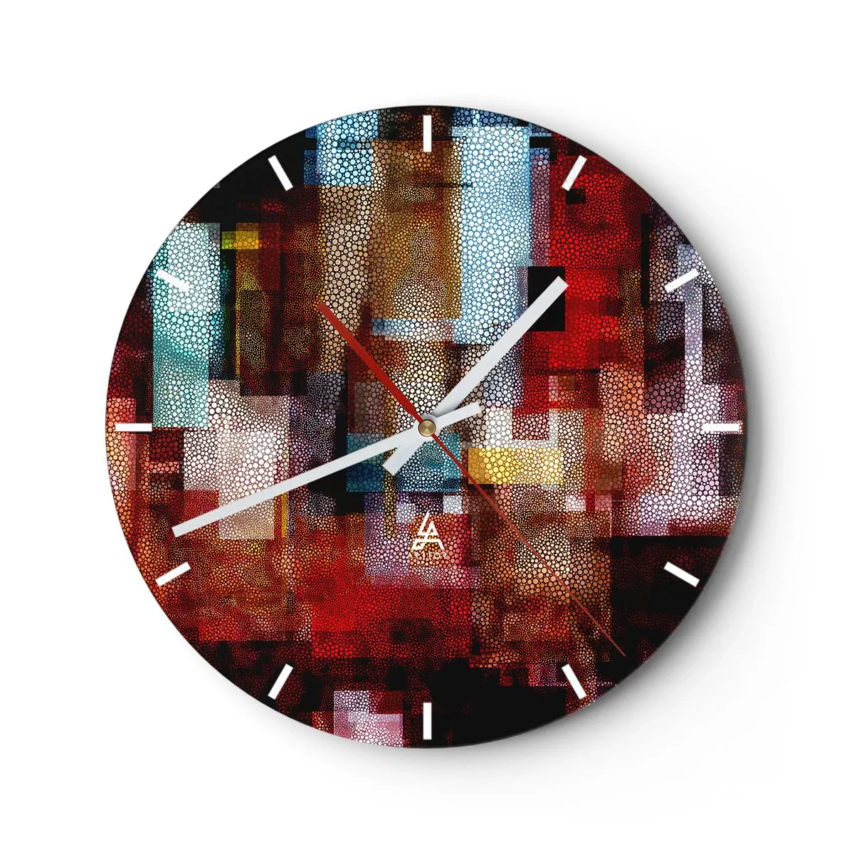 Nástenné hodiny - Chaos a zmätok - 40x40 cm