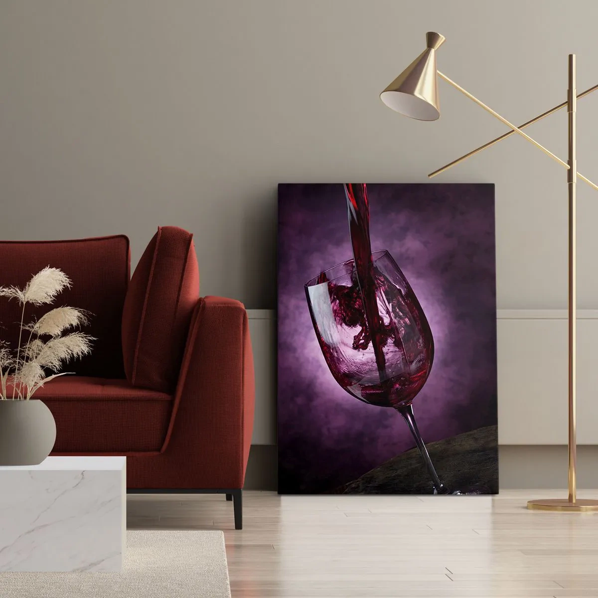 Obraz na plátne - Šarlát? Karmín? Nie, rubín. - 50x70 cm