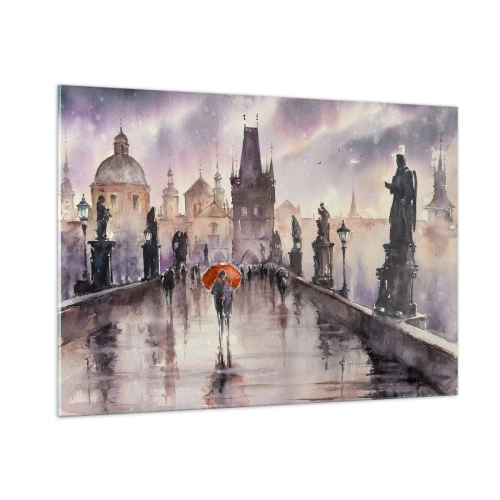 Obraz na skle - Ľudia sa nemenia - 100x70 cm