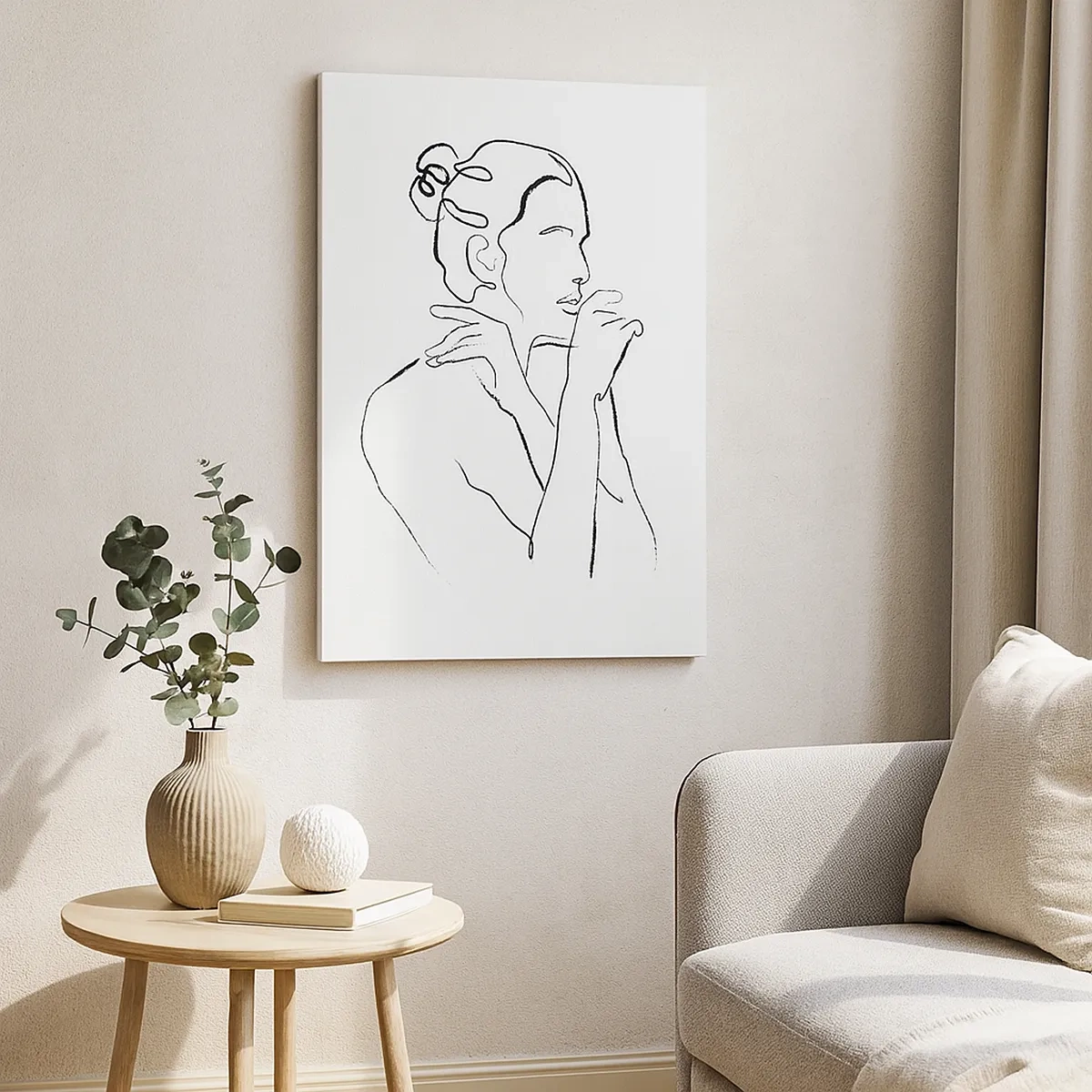 Obraz na plátne - Akt: zmyselné tajomstvo - 50x70 cm