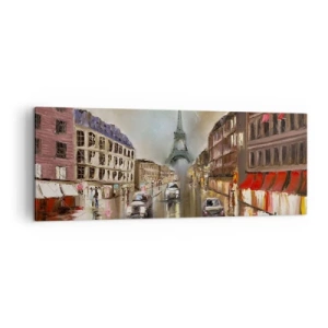 Obraz na plátne - Počíta sa iba ona - 140x50 cm