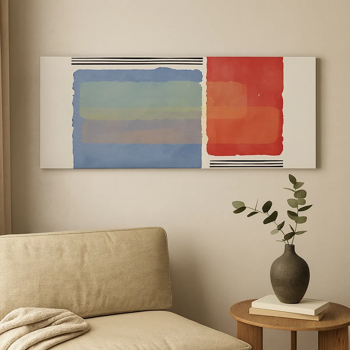 Obraz na plátne - Duch a písmeno geometrie - 30x30 cm